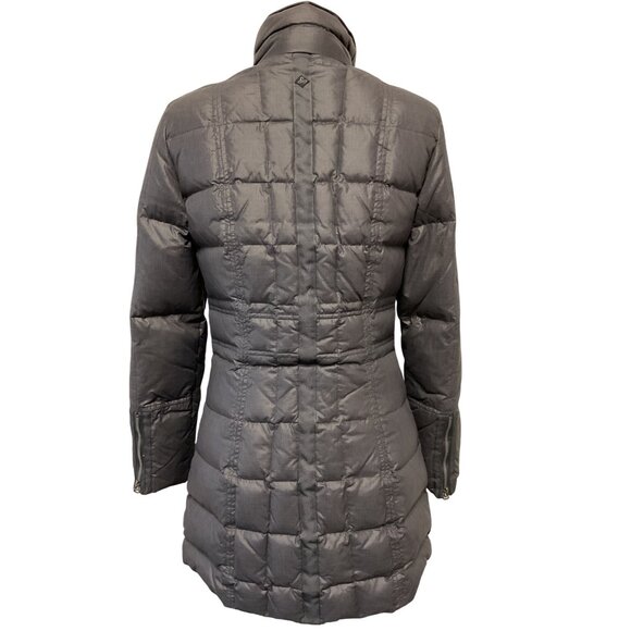 Prana Breathe Puffer Jacket Womens Size S Quilted Insulated Full Zip Gray - Picture 3 of 6